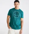 AÉROPOSTALE 87 CIRCLE GRAPHIC TEE