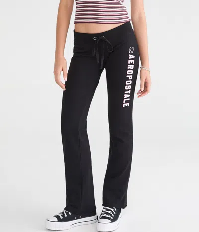 Aéropostale 87 Fit & Flare Sweatpants In Black