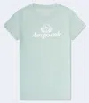 Aéropostale 87 Foil Graphic Tee In Green