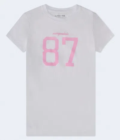 Aéropostale 87 Graphic Tee In Gray