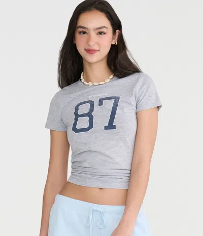 Aéropostale 87 Graphic Tee In Neutral