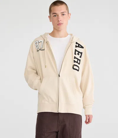 Aéropostale 87 Heritage Full-zip Hoodie In Neutral