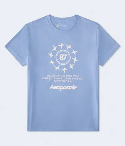 Aéropostale 87 Star Daily Wear Graphic Tee In Blue