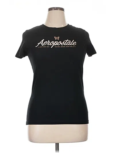 Pre-owned Aéropostale Active T-shirt In Black