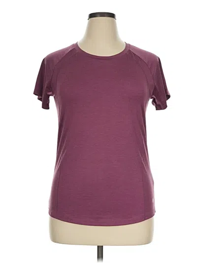 Pre-owned Aéropostale Active T-shirt In Burgundy