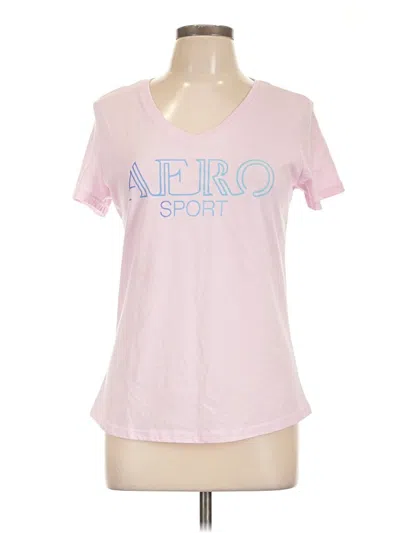Pre-owned Aéropostale Active T-shirt In Pink