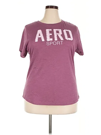 Pre-owned Aéropostale Active T-shirt In Purple