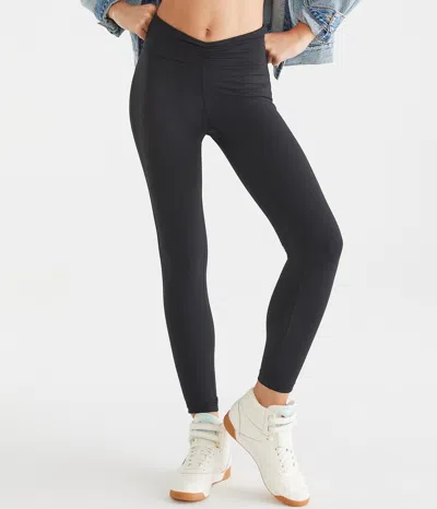 Aéropostale Air Softspun High-rise Cinch Waist Leggings In Multi