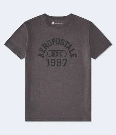 Aéropostale Arch 1987 Graphic Tee In Gray