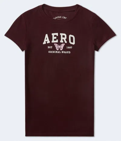 Aéropostale Arch Butterfly Graphic Tee In Multi