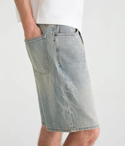 Aéropostale Baggy Denim Shorts 9" In Blue