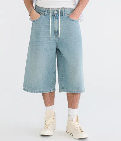 Aéropostale Baggy Skater Short 15" In Blue