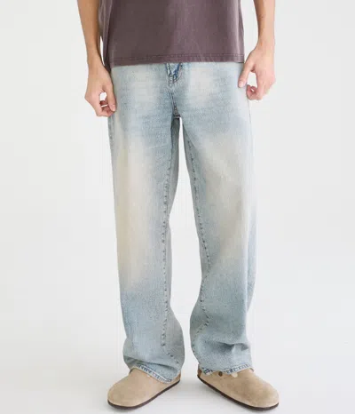 Aéropostale Mens Baggy Fit Jean In White