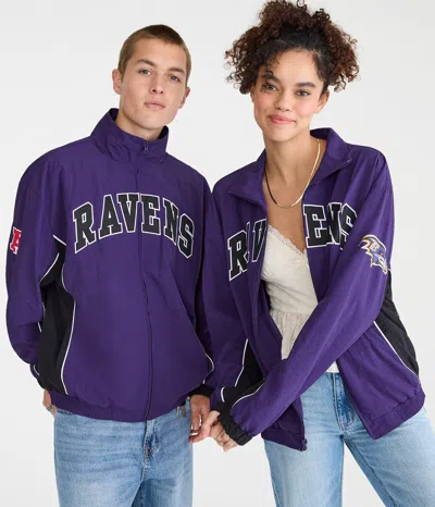 Aéropostale Baltimore Ravens Full-zip Track Jacket In Purple
