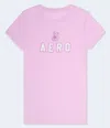 Aéropostale Bear Appliqué Graphic Tee In Gray