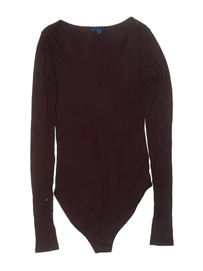 Pre-owned Aéropostale Bodysuit In Burgundy