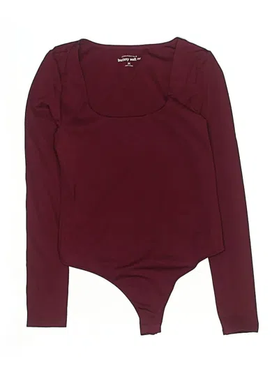 Pre-owned Aéropostale Bodysuit In Burgundy