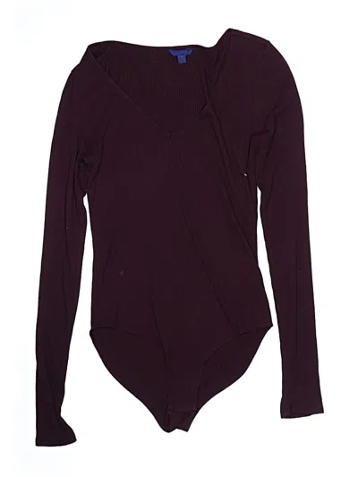 Pre-owned Aéropostale Bodysuit In Burgundy