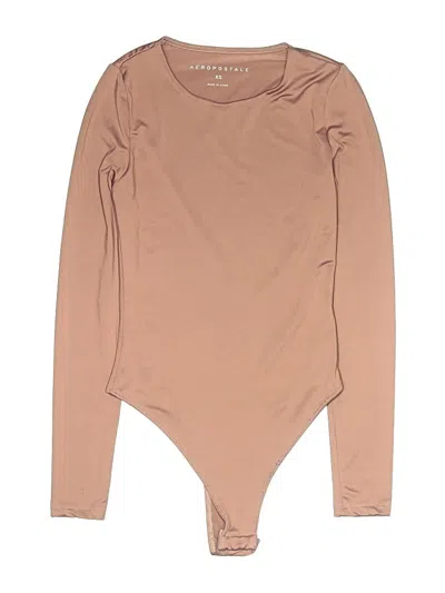 Pre-owned Aéropostale Bodysuit In Tan