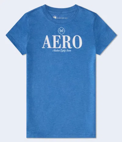 Aéropostale Butterfly Flocked Graphic Tee In Multi