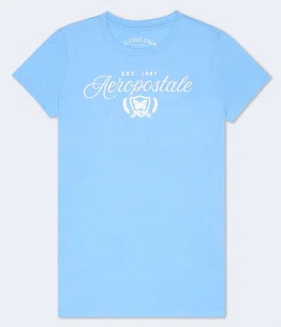 Aéropostale Butterfly Laurels Foil Graphic Tee In Multi