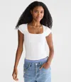 Aéropostale Buttery Soft Sweetheart Bodysuit In Black