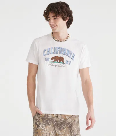Aéropostale California Bear Appliqué Graphic Tee In Multi