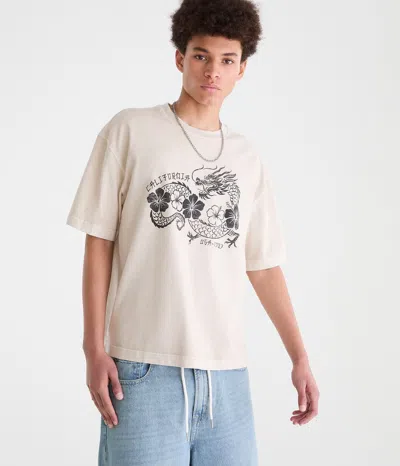 Aéropostale California Dragon Washed Graphic Tee In Neutral