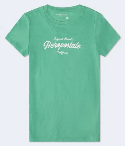 Aéropostale California Graphic Tee In Green