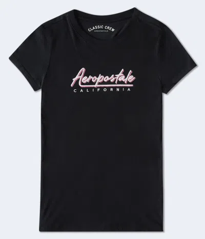 Aéropostale California Graphic Tee In Black