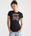 Aéropostale California Racing Graphic Tee In Black
