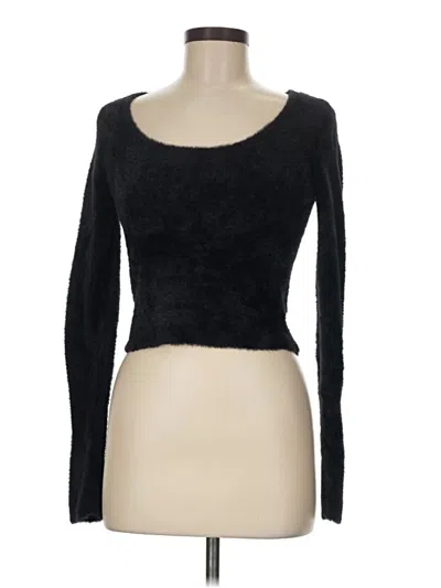 Pre-owned Aéropostale Cardigan Sweater In Black