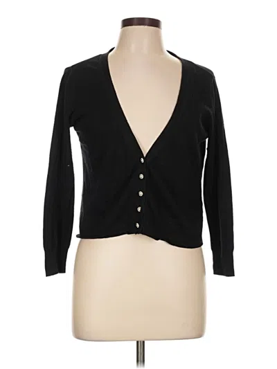 Pre-owned Aéropostale Cardigan Sweater In Black