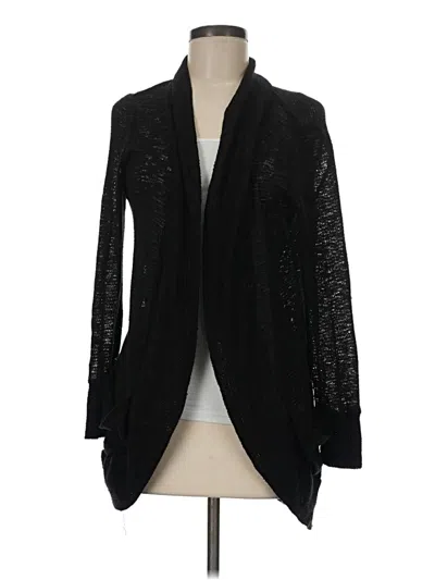 Pre-owned Aéropostale Cardigan Sweater In Black