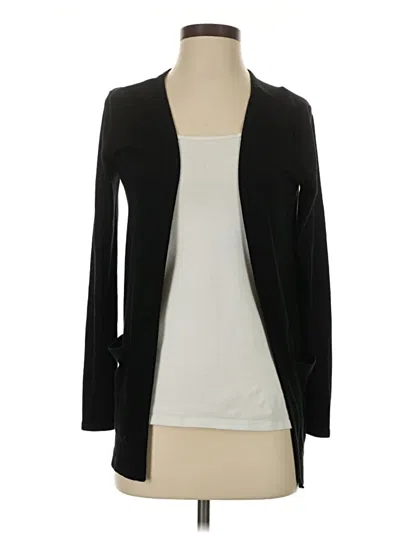 Pre-owned Aéropostale Cardigan Sweater In Black
