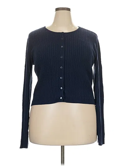 Pre-owned Aéropostale Cardigan Sweater In Blue