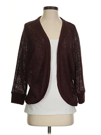 Pre-owned Aéropostale Cardigan Sweater In Brown