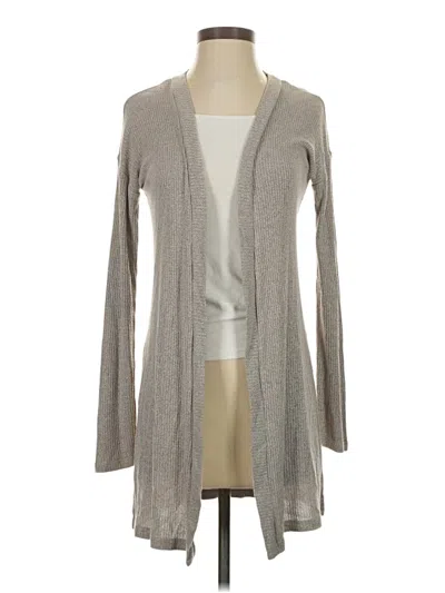 Pre-owned Aéropostale Cardigan Sweater In Gray