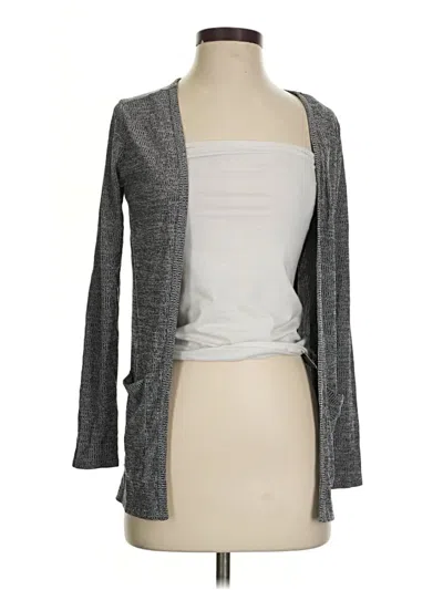 Pre-owned Aéropostale Cardigan Sweater In Gray