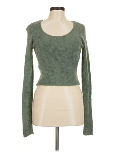 Pre-owned Aéropostale Cardigan Sweater In Green