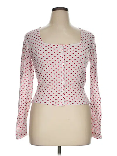 Pre-owned Aéropostale Cardigan Sweater In Pink