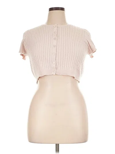 Pre-owned Aéropostale Cardigan Sweater In Pink