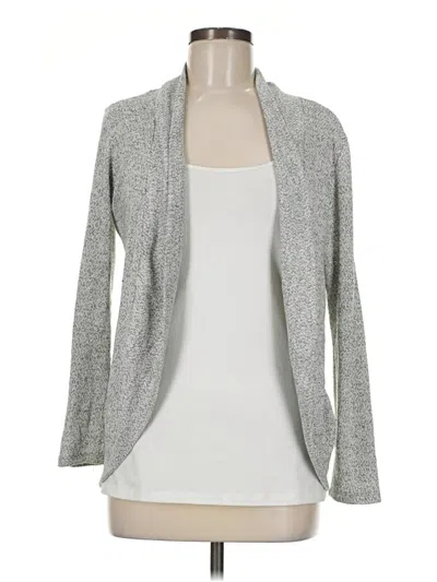 Pre-owned Aéropostale Cardigan Sweater In Silver