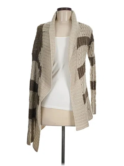Pre-owned Aéropostale Cardigan Sweater In Tan