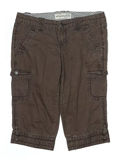 Pre-owned Aéropostale Cargo Shorts In Brown