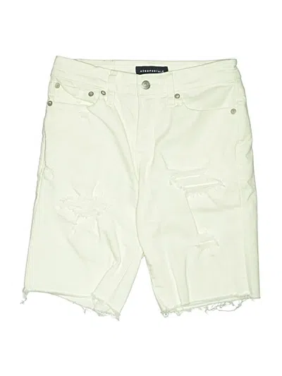 Pre-owned Aéropostale Cargo Shorts In White