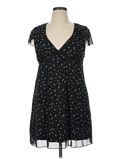 Pre-owned Aéropostale Casual Dress In Black