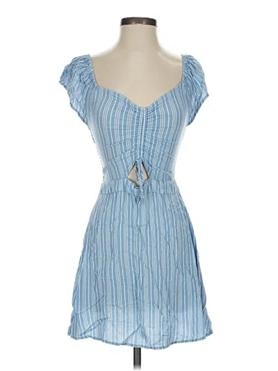 Pre-owned Aéropostale Casual Dress In Blue
