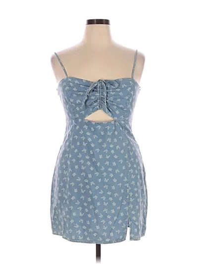 Pre-owned Aéropostale Casual Dress In Blue