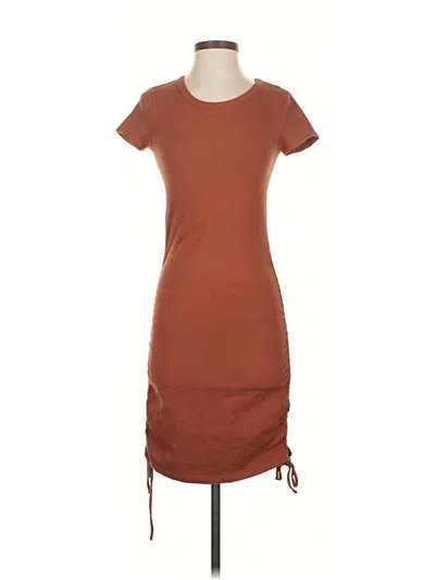 Pre-owned Aéropostale Casual Dress In Brown